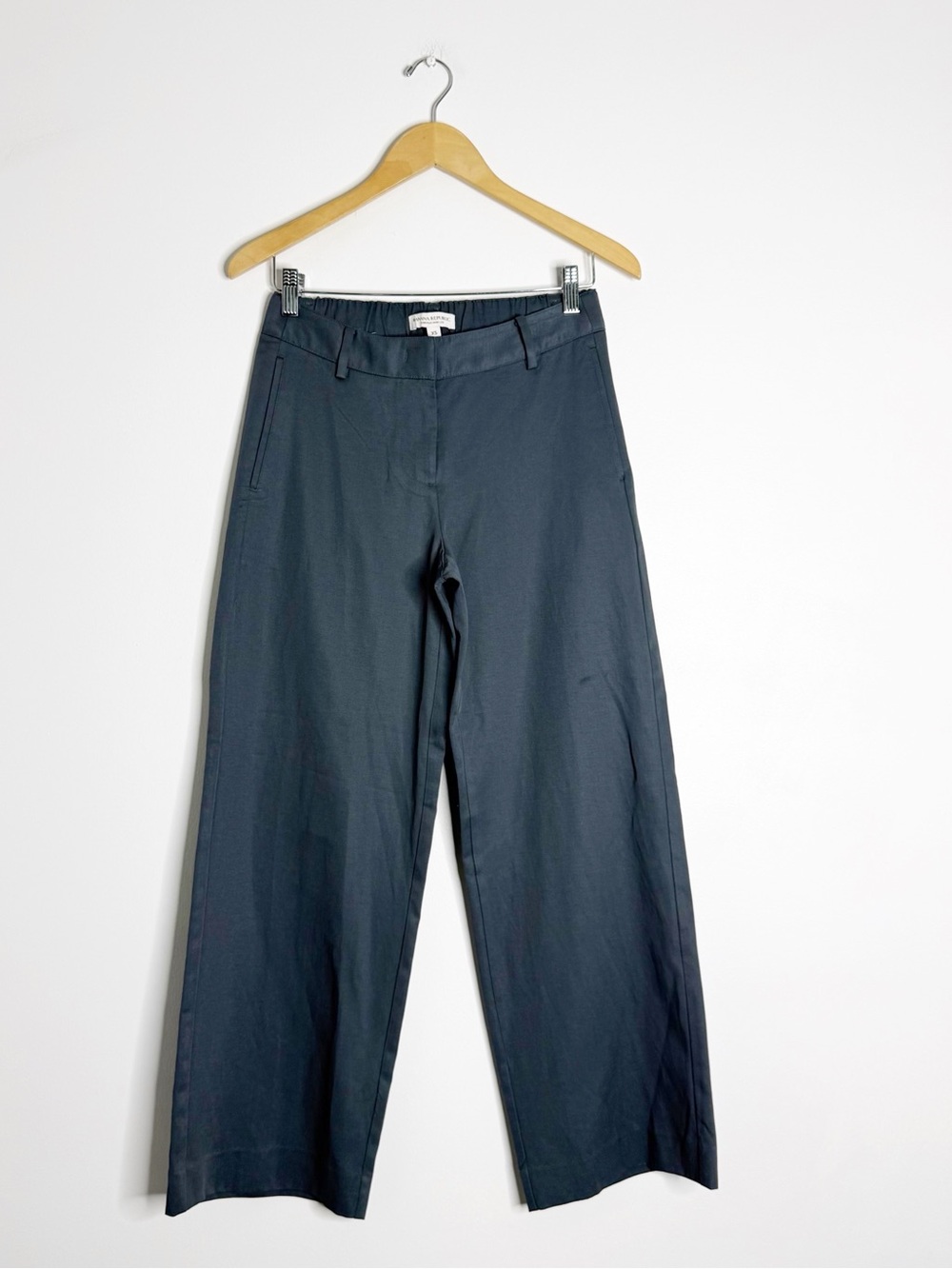 Banana Republic Everyday Wide Leg Pants Dark Teal XS Petite